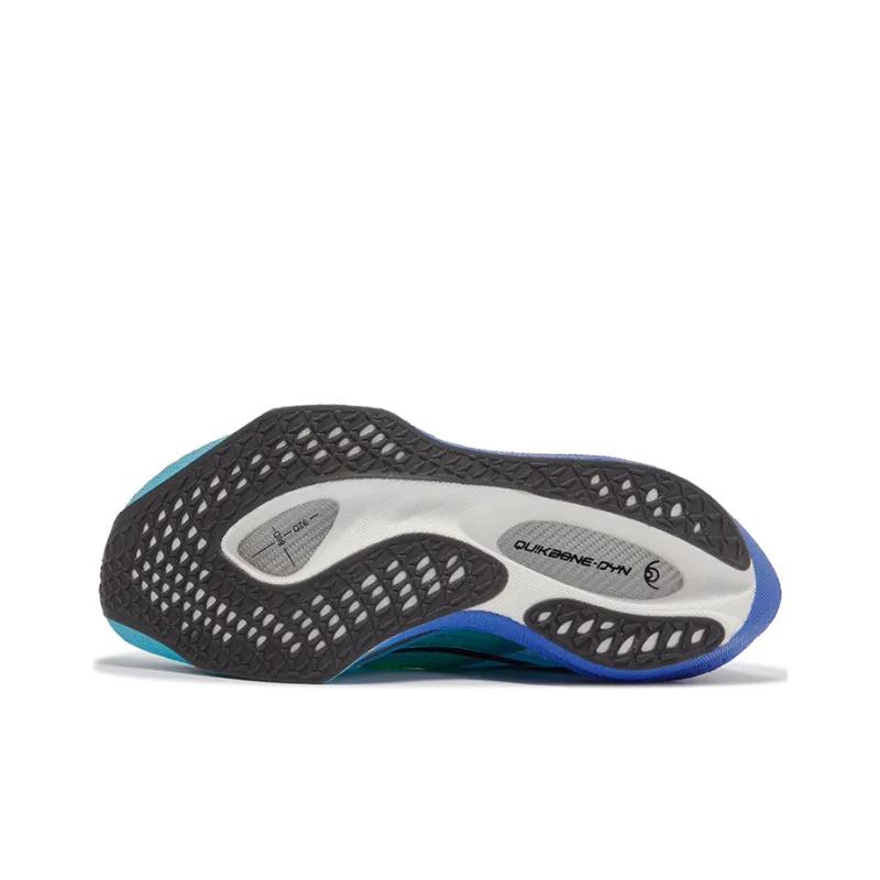 361° Flame 4 Cushioning, Slip Resistant, And Abrasion Resistant Low Top Casual Running Shoes Unisex Aquarius Blue-4