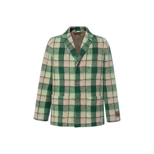 GUCCI Check print Wool blend Blazer