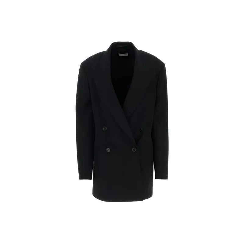 DRIES VAN NOTEN Double Breasted Oversized Blazer-0
