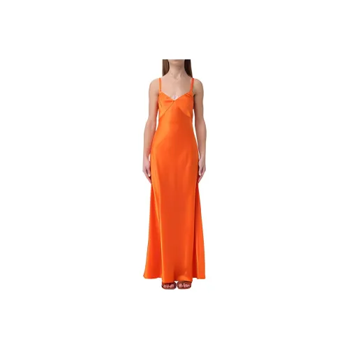 Polo Ralph Lauren Slip Dresses Women's Orange