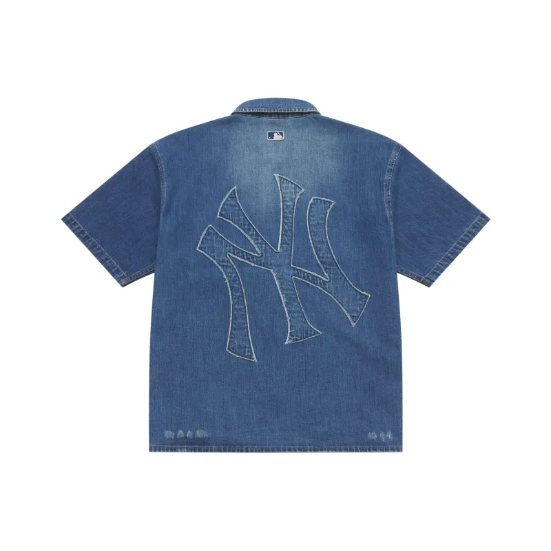 MLB Basic Collection Shirts Unisex Blue-0