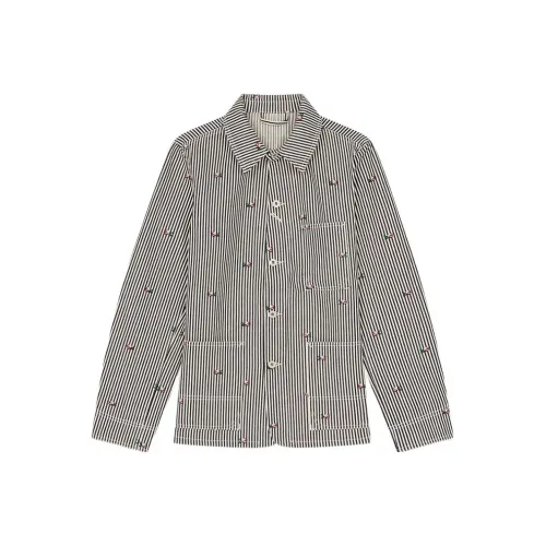 KENZO Pixel Stripe Denim Jacket