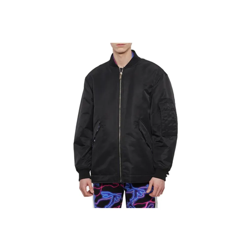 Valentino Optical Zip-Up Bomber Jacket-0