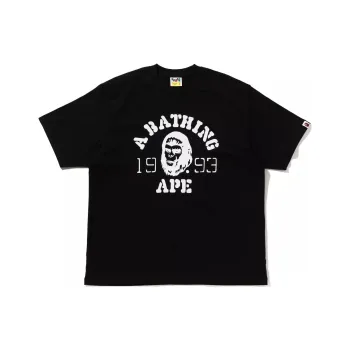 A BATHING APE Og Ape Head College Relaxed Fit Tee