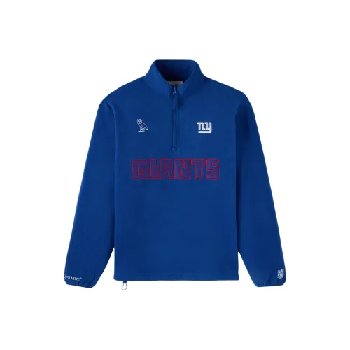 NFL X NFL New York Giants Polartec Mock Neck Quarter Zip Fleece