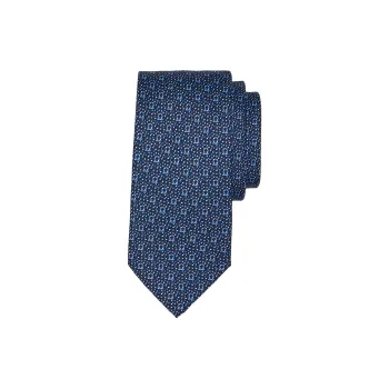 Ferragamo Gancini Printed Tie