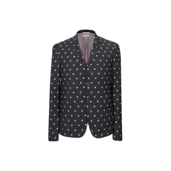 THOM BROWNE Business Suits Men Dark Gray