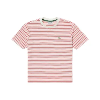 LACOSTE T Shirts Men Pink