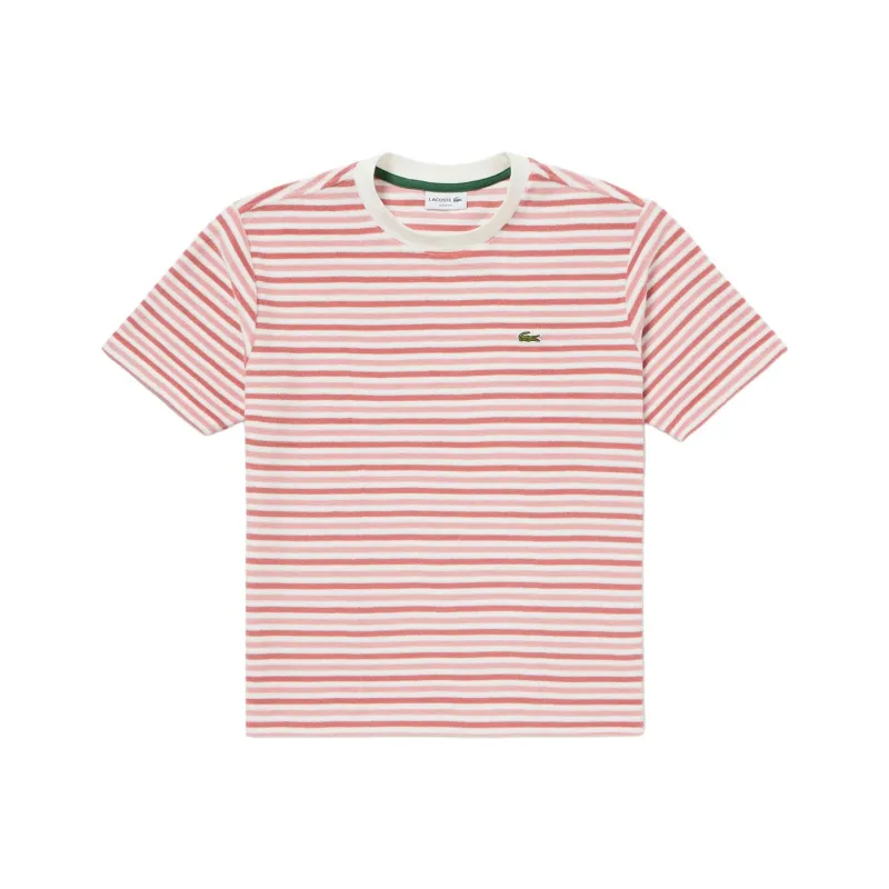LACOSTE T Shirts Men Pink-0