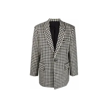 AMIPARIS Houndstooth Pattern Blazer Jacket