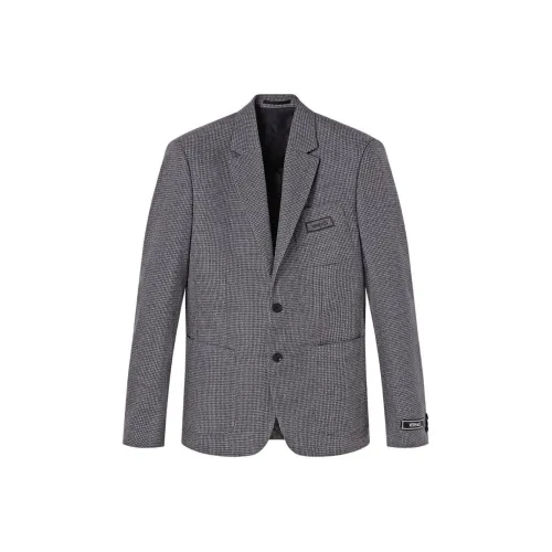 VERSACE SS24 Business Suits Coats Men's Gray