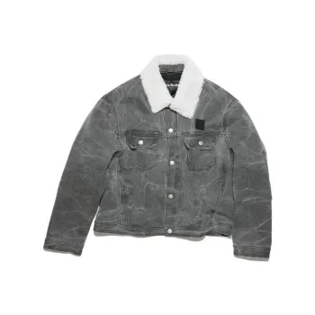 Acne Studios Denim Jacket Unisex Carbon Gray