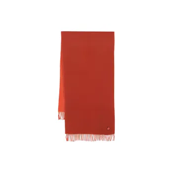 Maison Kitsune Logo patch Wool Scarf