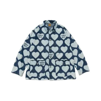 HUMAN MADE Heart Denim Coverall Jacket