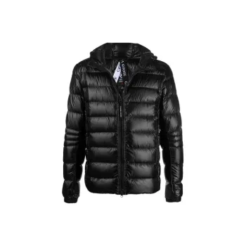Canada Goose Logo patch Hooded Puffer Jacket