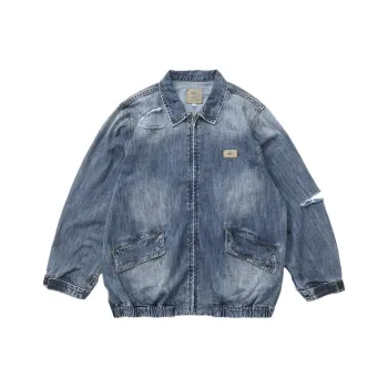 MADNESS Denim Jackets Unisex Blue