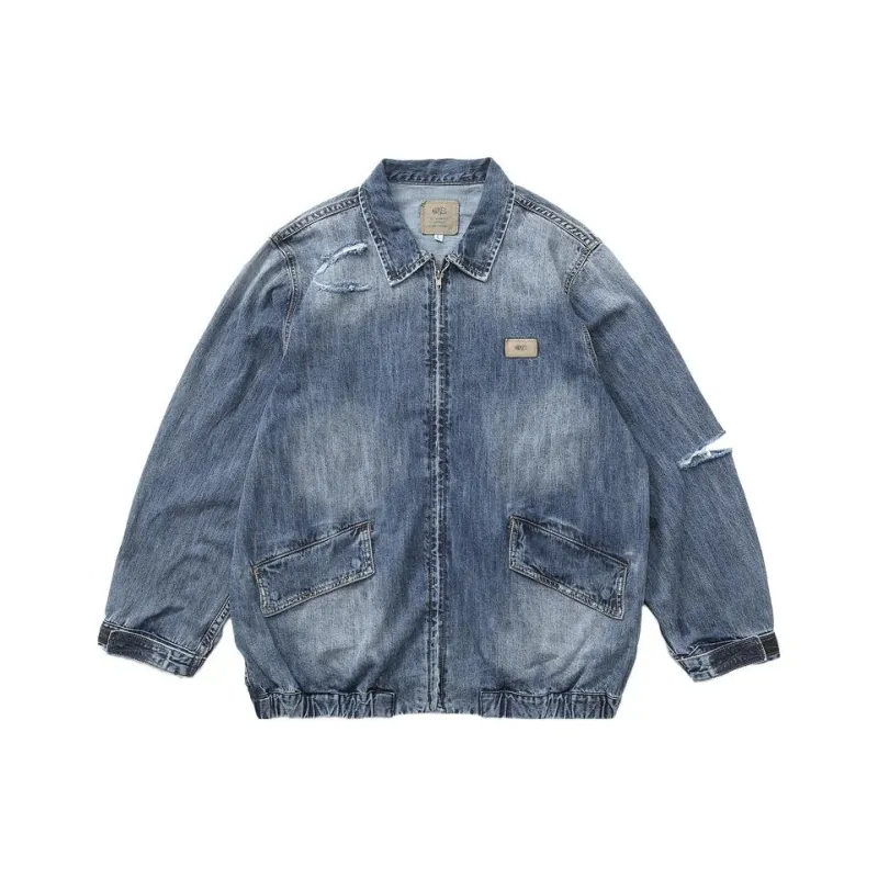 MADNESS Denim Jackets Unisex Blue-0