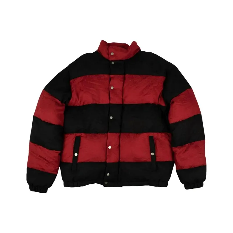 PALM ANGELS Jackets Men Black Red-0