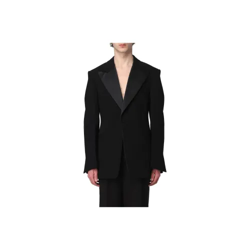 Ferragamo Single-Breasted Tuxedo Tailored Blazer
