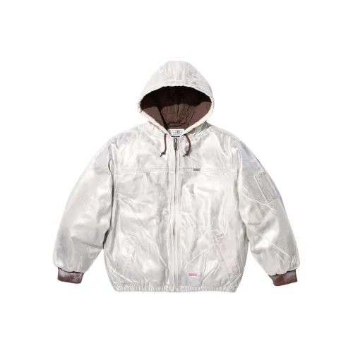 Supreme Nike Yoga Luxe Womens Hoodie Foil Hooded Work Jacket