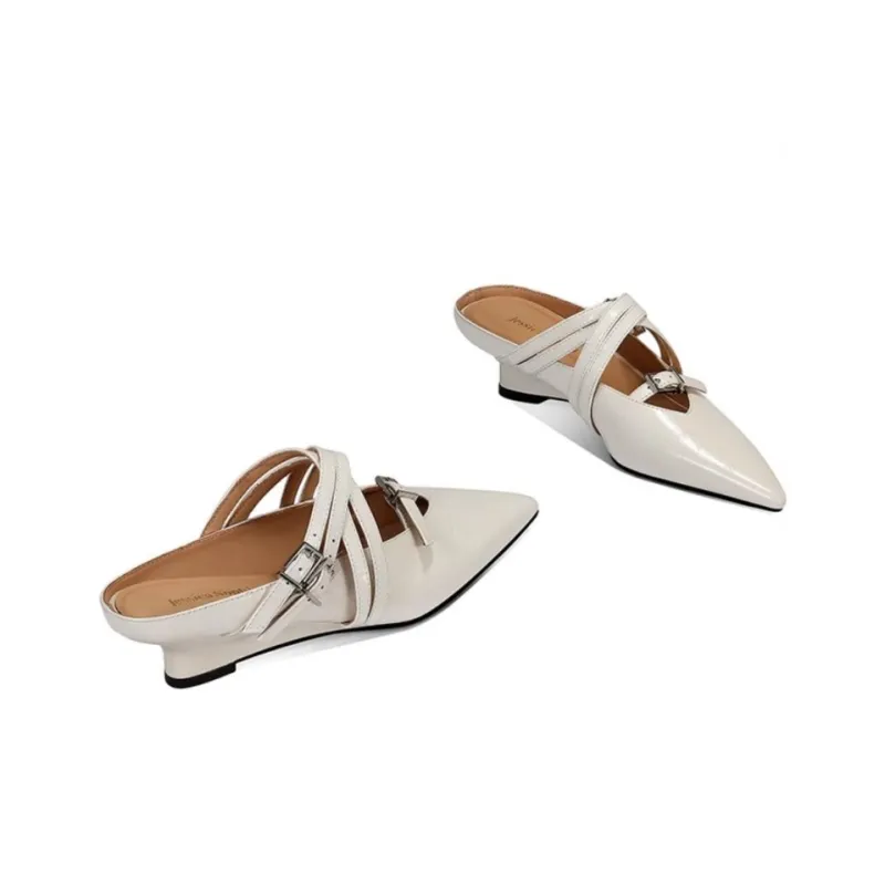 JESSICA SOPHIA Rubber Sole Abrasion Resistant Slip Resistant Closed Toe Slippers Women's-6