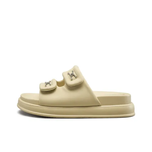 YEARCON PU Polyurethane Slip Resistant Slide Slippers Women's