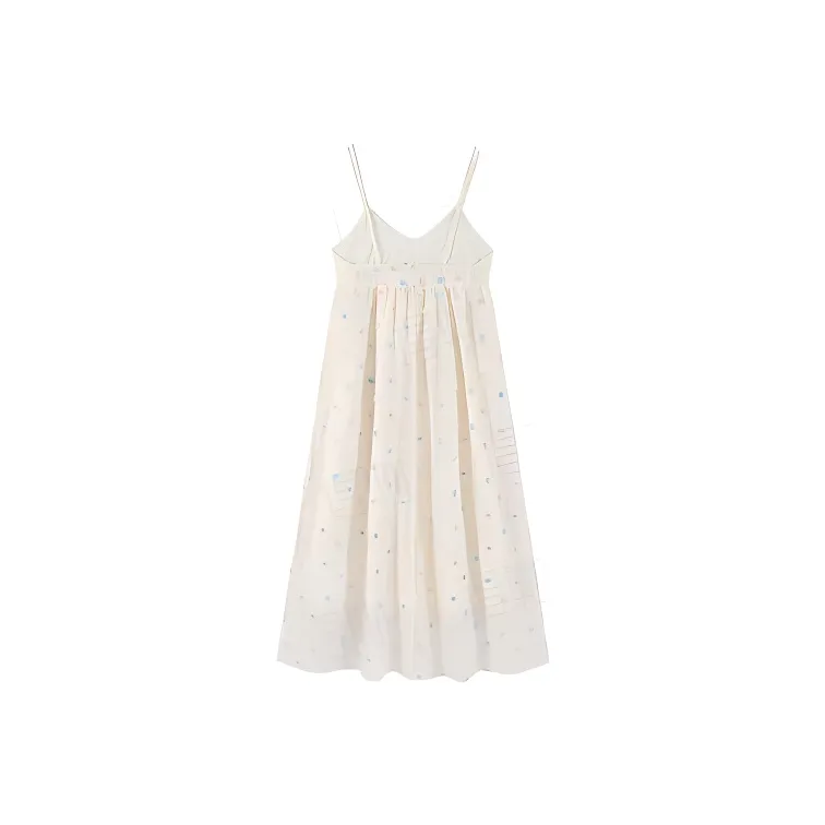 DOSOHEB Slip Dress Women's White-1