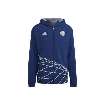 Adidas Windbreaker Jackets Men Blue