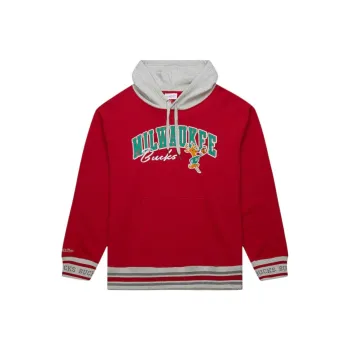 Mitchell & Ness x NBA Milwaukee Bucks Sweatshirt Men's Red