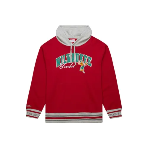 Mitchell & Ness x NBA Milwaukee Bucks Sweatshirt Men's Red