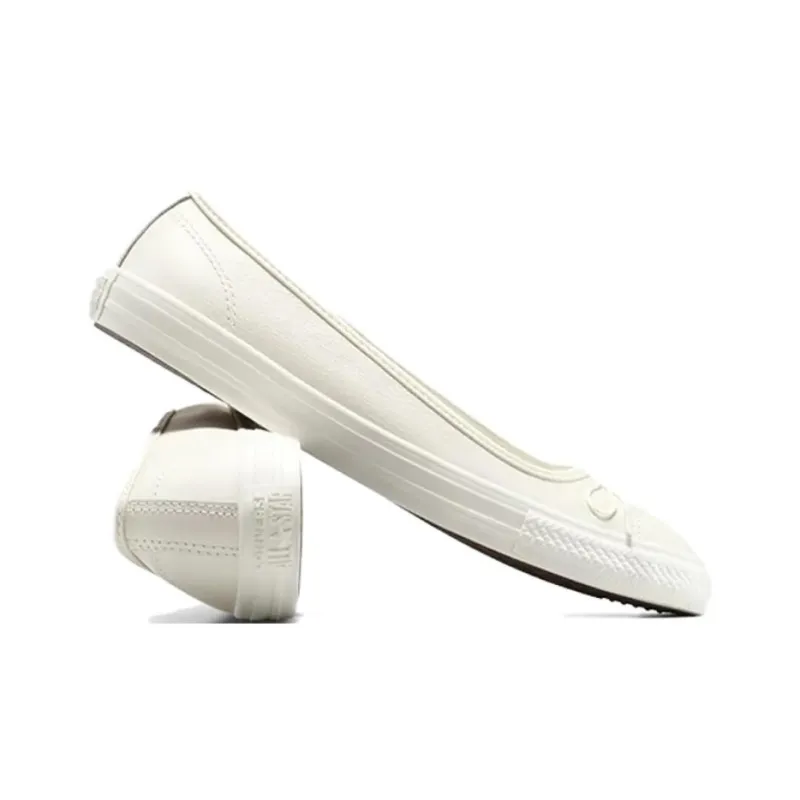 Converse Chuck Taylor All Star Anti Slip Wear Resistant Low Top Casual Shoes Women's White-5