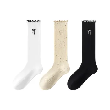 SHIWAJI Knee High Socks Women's 3 Pack