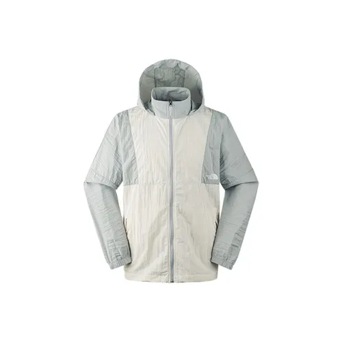 THE NORTH FACE Jackets Coats Men's Dune White/Starlight Gray