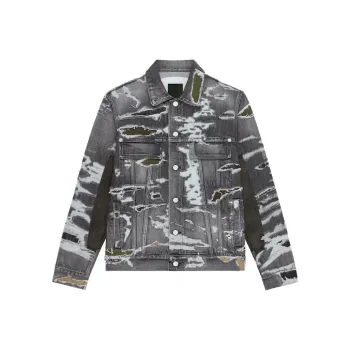 Givenchy Distressed Denim Jacket