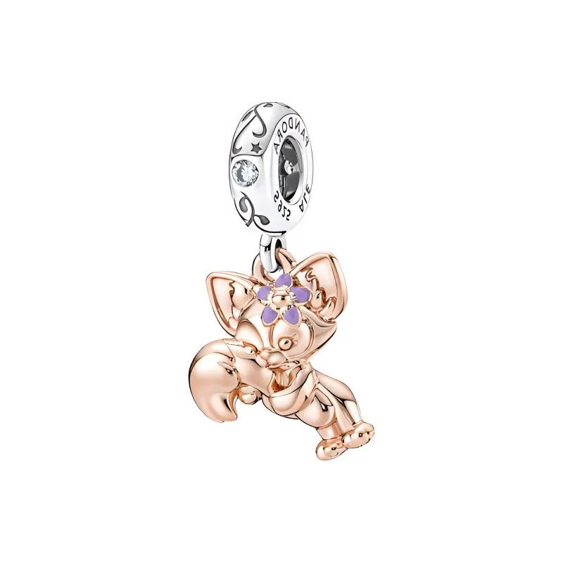 Disney Sterling Silver Charms / Pendants Unisex Rose Gold-1