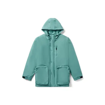 Vans Solid Color Hooded Fitted Thickened Puffer Jacket Men's