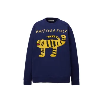 Onitsuka Tiger Sweatshirt Unisex Light Marine Blue