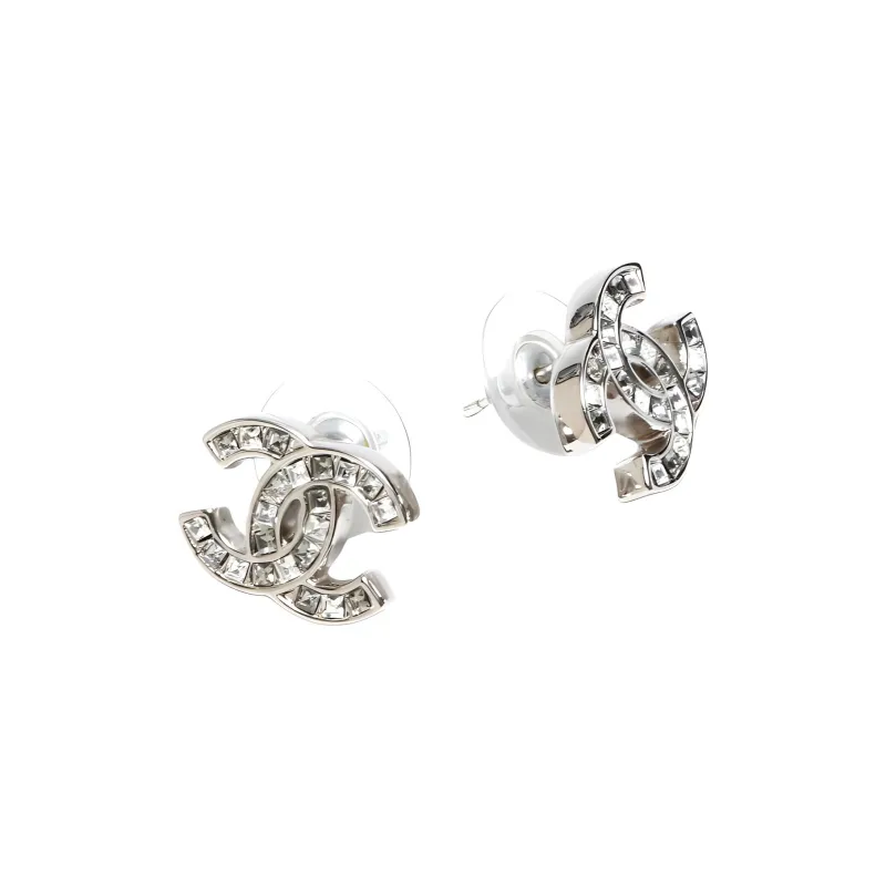 CHANEL Pre-Owned 2018 CC Stud Earrings-1