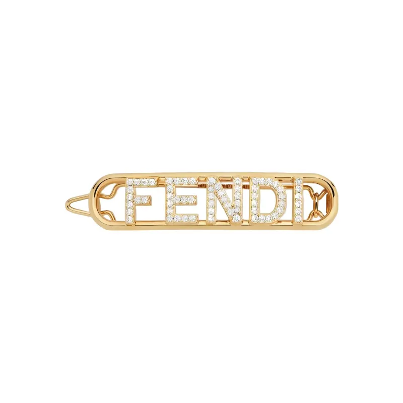 FENDI Hair Clips Women's Gold-0