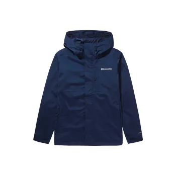 Columbia Outdoor Hiking Waterproof, Windproof, And Breathable Windbreaker Jacket Men's Navy Blue