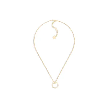 DIOR Crystal Necklaces Women's Gold
