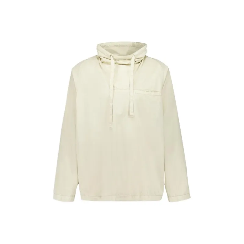 Lemaire Funnel Neck Long Sleeved Drawstring Sweatshirt-0