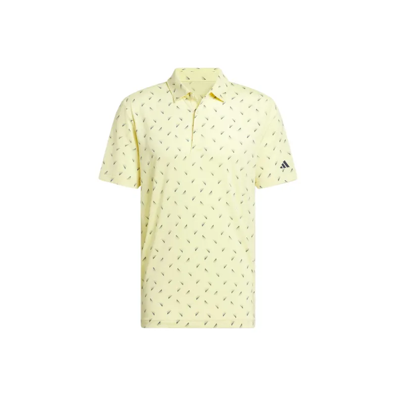 Adidas Polo Shirt Men's Pink Yellow/Marine Collegiate Blue-0