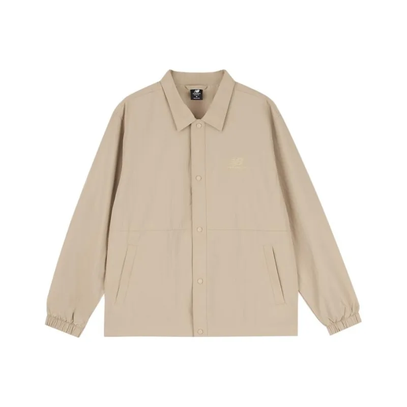 New Balance Jackets Men Khaki-0