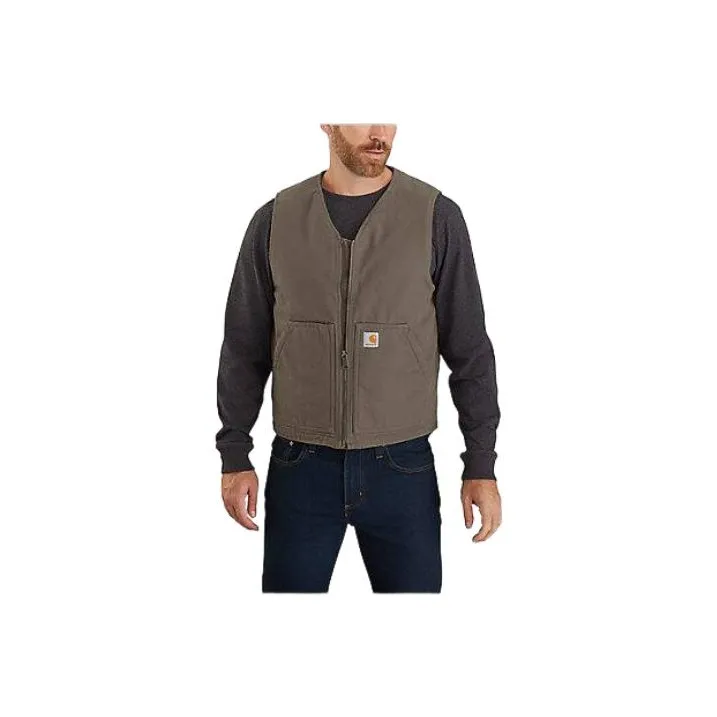 Carhartt 104394 WASHED DUCK SHERPA LINED VEST Vest RELAXED FIT Men's-2