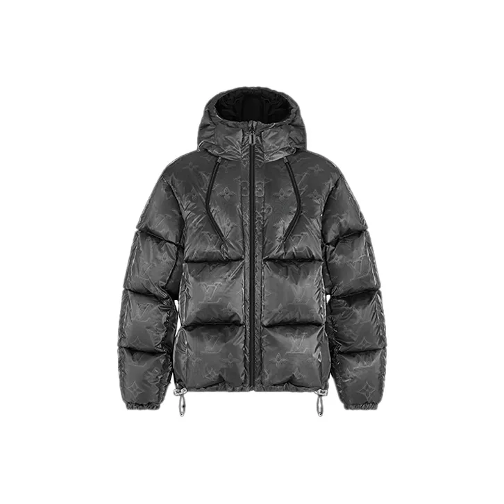 LOUIS VUITTON Down Jacket Men's Black-0