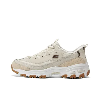 Skechers Anti Slip Wear Resistant Low Top Chunky Sneakers Women's Light Brown