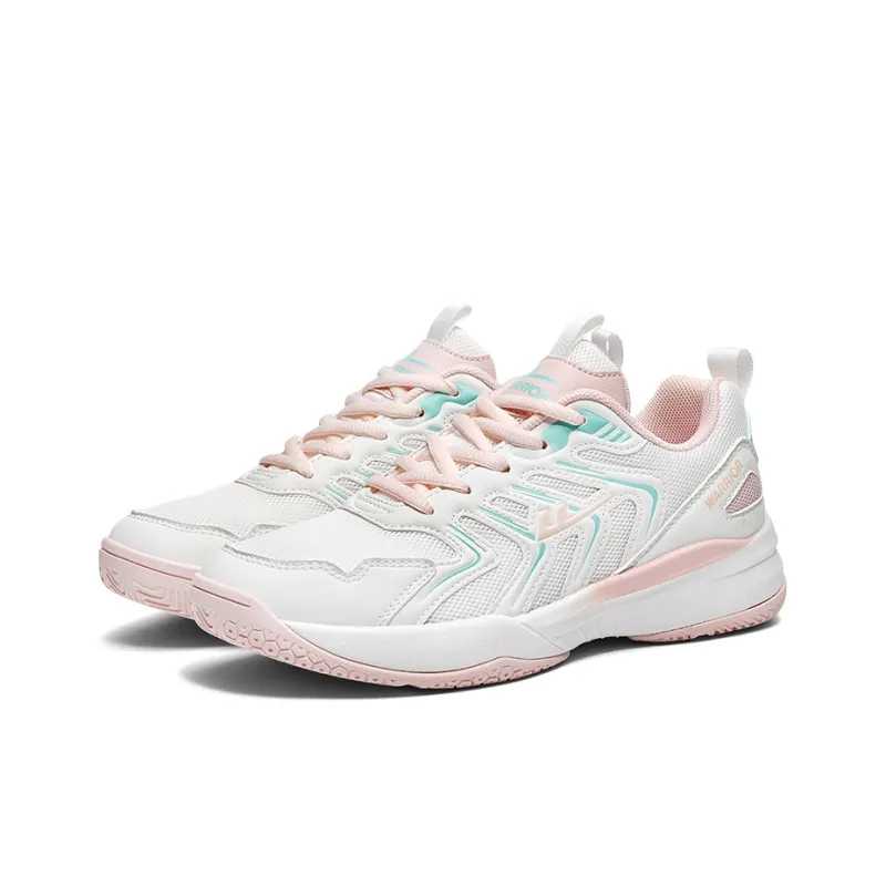 Warrior Cushioning Abrasion Resistant Breathable Low Top Badminton Shoes Unisex-17