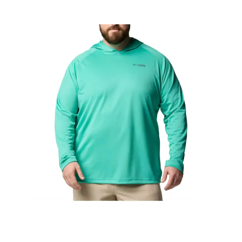 Columbia PFG Solar Stream Sweatshirt Men's Enamel Green-0