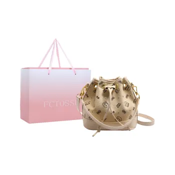 FCTOSSR PU Bucket Bag, Shoulder Bag, Crossbody Bag, Handbag Regular Women's White/Brown/Black/Pink